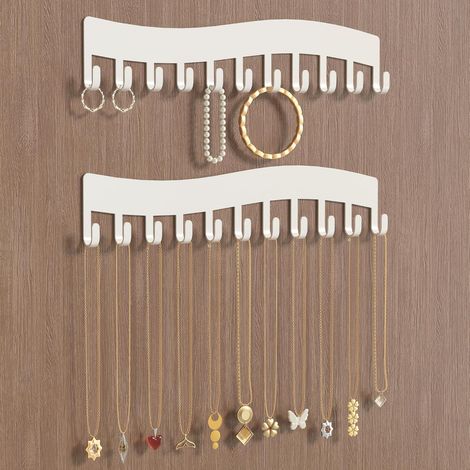 Organisateur mural pour collier (blanc) (1/4)