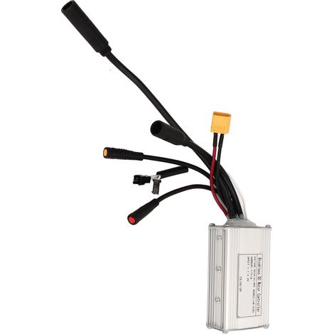Contrôleur de moteur sans balais 24 V, 36 V, 48 V, 17 A, à onde sinusoïdale, 3 modes, avec connecteur étanche pour conversion de vélo électrique DIY (1/5)