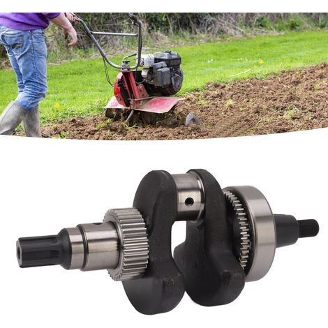Pièces de moteur diesel refroidi par air 188F mini motoculteur machine d'ingénierie vilebrequin cannelé avec engrenage 6308 roulement 42 arbre élargi (1/5)