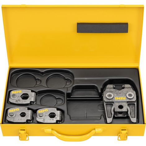 Juego de anillos de presión REMS V 15-18-22 S Z8 en caja de chapa de acero ( 574613 R )