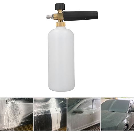 Pulvérisateur de mousse haute pression pour lavage auto, pression d'eau maximale 4350 PSI, buse de pulvérisation de mousse pour machines de nettoyage, raccord rapide 1/4" NPT (1/5)