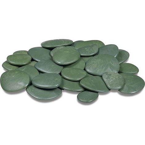 PIEDRA PLCO RECICLADO VERDE 90-100 PZAS - 5-8 CM