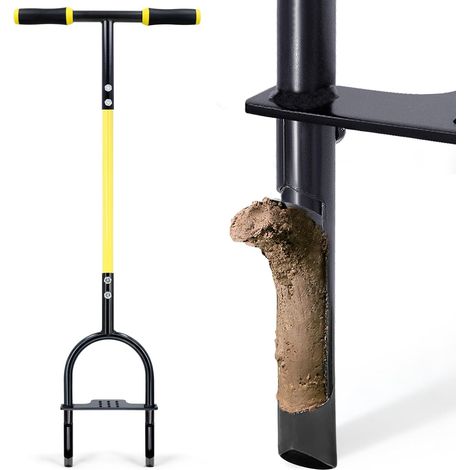 Aérateur de pelouse - Aérateur manuel pour compacter le sol - Aérateurs d'herbe pour petites cours, jardin, pelouse (1/5)