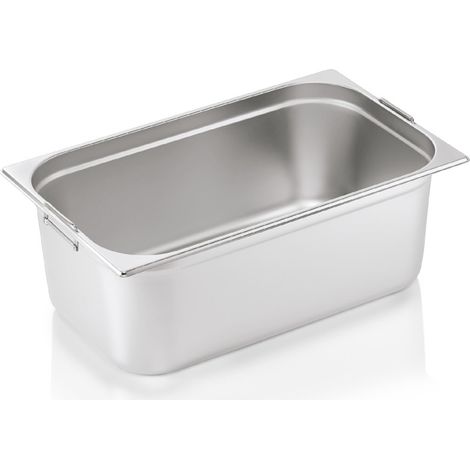 Bac inox GN 1/1 H 200 mm 28 ltr poignées rabattables GN CORE - Was Germany (1/2)