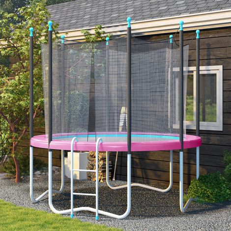 Copertura di ricambio perimetrale per trampolini, impermeabile, antistrappo, Ø244 cm, rosa