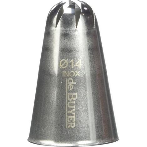 De Buyer - Douille à rose inox 14 mm (1/3)