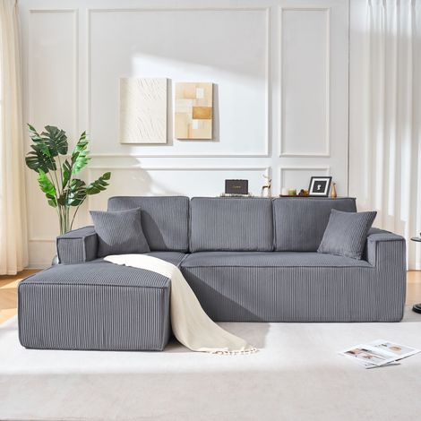 Divano angolare modulare con chaise longue OKMYHOME (1/5)