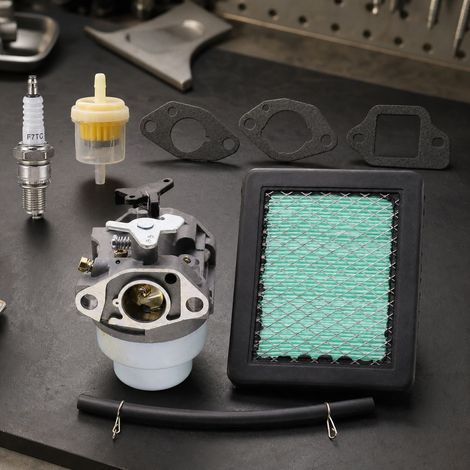 Kit Réparation Carburateur Complet avec Filtre à Air, Bougie F7TC, Filtre à Essence et Joints pour Moteurs Thermiques (1/4)