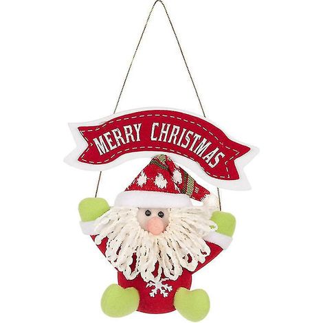 Nouvelle décoration de porte de Noël (1 pièce) (1/3)
