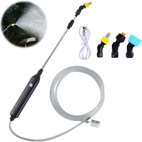 Pulvérisateur Électrique, Pulverisateur de Jardin, Pulverisateur a Pression avec 3 Buses et Tuyaux de 3M pour Arrosage, Désherbage, Accessoires pour Jardinage, Agriculture, Nettoyage (1/5)