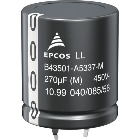 Condensatore elettrolitico TDK B43501-A5476-M 10 mm 47 µF 450 V/DC 20 % (Ø x A) 22 mm x 25 mm 1 pz. Snap-In (1/2)