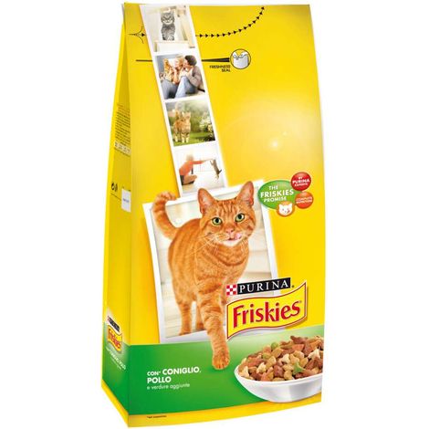 crocchette per gatto adulto "vitality" con coniglio, pollo e verdure, 2kg - purina (1/3)