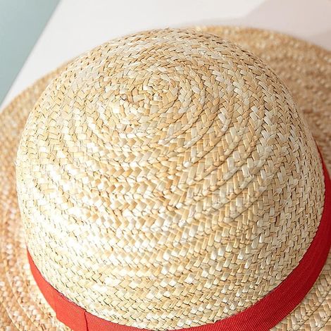 Chapeau de paille de la série à succès, Ruffy Luffy Piece, Anime Cosplay Costume Chapeau de soleil Anime Enfants & Adultes (1/5)