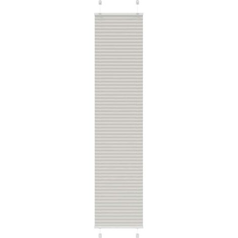 Maison Exclusive - Tenda Plissettata Grigio Chiaro 50x200 cm Larghezza Tessuto