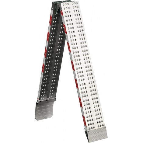 Rampa de carga plegable aluminio Biplana (250 cm) GIERRE (1/4)