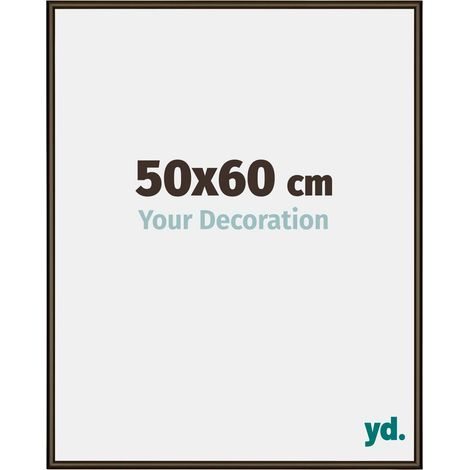yd. - Cadre photo 50x60 - Structure Noyer - Aluminium - New York (1/5)