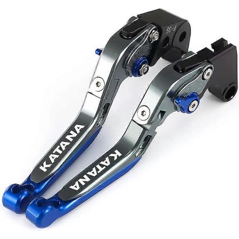 Katana CNC Motorrad Kupplungs- und Bremshebel-Set Zubehörteile für Suzuki GSX 600/750 Katana GSX 750F Katana 1998-2006 – Lavendel (1/5)