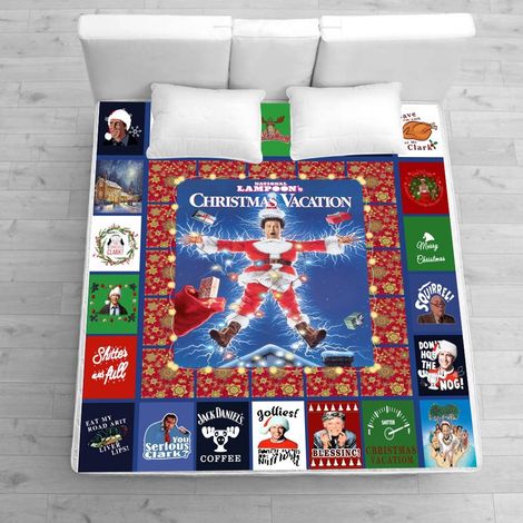 150 x 200 cm Weihnachtsdecke, weiche Flanelldecke, warme und kuschelige Überwurfdecke für Sofa, Couch, Bett, Kinderzimmer, Wohnzimmer – Geschenkidee (1/5)