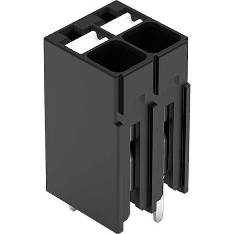 WAGO 2086-1122 Borne pour circuits imprimés 1.50 mm² Nombre de pôles 2 noir 1 pc(s) (1/2)