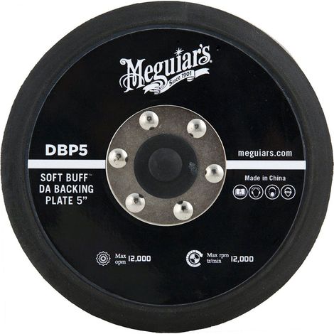 Meguiars DBP5 5” 127 mm, Platorello per Lucidatrice Rotorbitale
