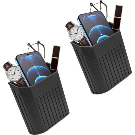 2 Pcs Mobile Phone Storage Box Phone Holder - Adhesive Box for Mobile Phone Car Accessories (1/5)