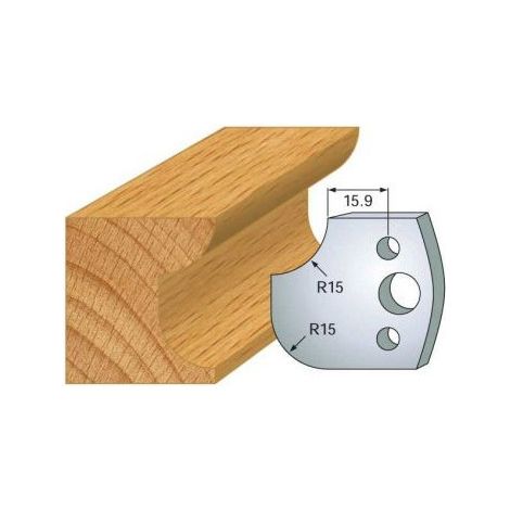 Leman - Jeu de 2 fers profilés acier Ht.40 mm N°177