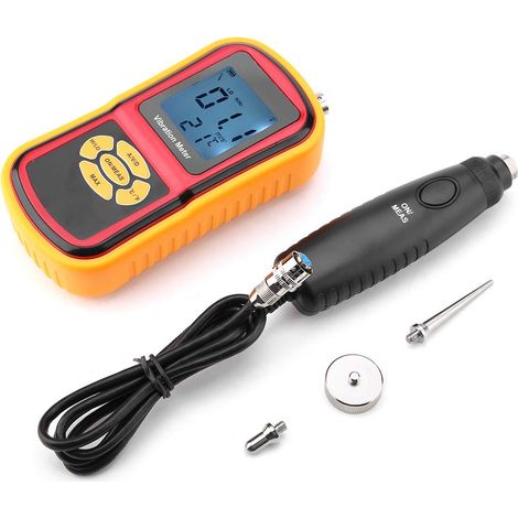 Digital Vibrometer, Dual Sensors 0.1 to 199.9 m/s² for (1/5)