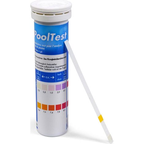 Pool-Teststreifen PH und Chlor (1/5)