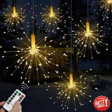 Guirlande Lumineuse LED 150 Ampoules - Fil de Cuivre Doré - Télécommande Incluse - Étanche IP65/IP67 - Pour Intérieur et Extérieur (1/5)
