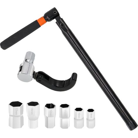 Llave para juego de grifos, llave de repuesto para grifos de 9-17 mm, llave para instalación de grifos de lavabo, para reparación de grifos (1/5)