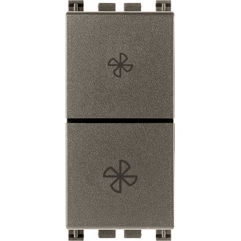 VIMAR - 19063.M Commutatore 2P 10AX fan-coil Metal