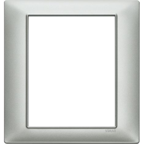 Placca 8M Argento Opaco VIMAR 14668.20