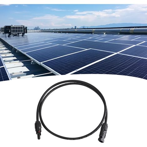 Câble d'Extension pour Panneaux Solaires PV Wire avec Connecteurs Mâle/Femelle Adapter - 4mm² ou 6mm² - Certifié TUV/CE - 1m ou 3m (1/5)