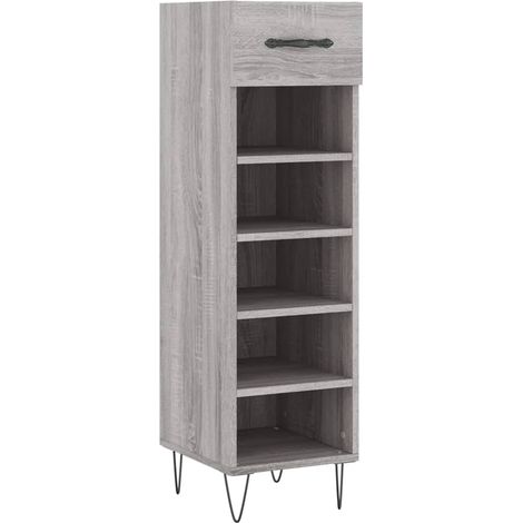 Scarpiera Grigio Sonoma 30x35x105 cm in Legno Multistrato vidaXL (1/5)