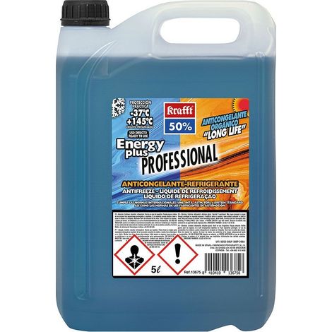 Anticongelante energy plus 50%, professional, 5 l, azul