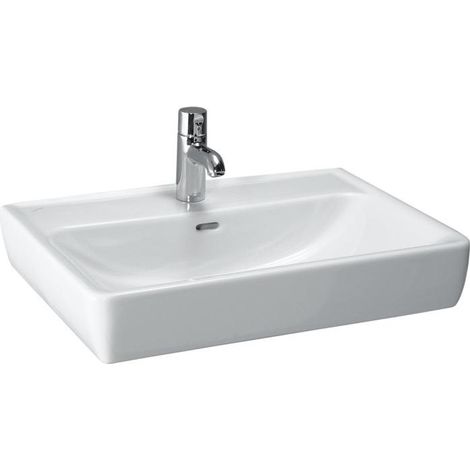 LAUFEN PRO A Aufsatzwaschtisch, 1 Hahnloch, mit Überlauf, (1/5)