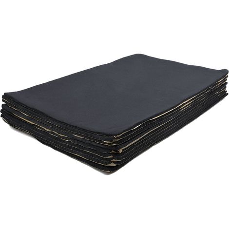 Feuille de mousse de caoutchouc plastique isolante phonique pour voiture de 6 mm d'épaisseur, 30 x 50 cm (1/5)