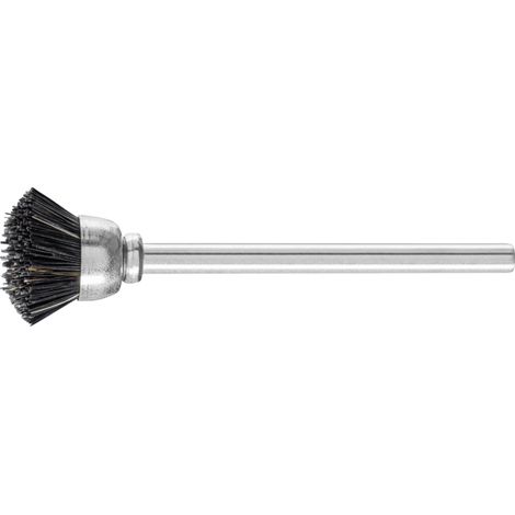 PFERD TOOLS Miniatur- Topfbürste TBU Ø15 mm Schaft-Ø3 mm schwarze Schweineborste 10 Stk (1/5)