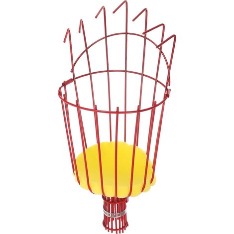Panier Cueille-Fruits pour Agrumes Poires Pommes Perche à Fruits avec Griffe Acier Robuste Conception Démontable et Poignée Antidérapante (1/5)