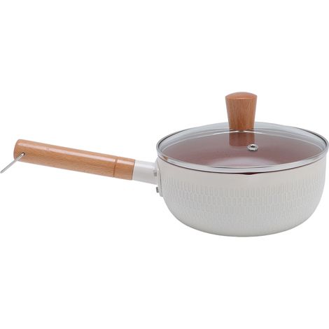 Pentola antiaderente multifunzionale di piccole dimensioni, resistente alle alte temperature, per uso domestico, 20 cm / 7,87 pollici. (1/5)
