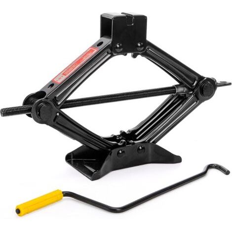 1500kg Cric Losange Cric Auto Levage avec Manivelle pour Auto SUV, Noir,1500kg Cric Losange Cric Auto Levage avec Manivelle pour Auto SUV, Noir (1/5)