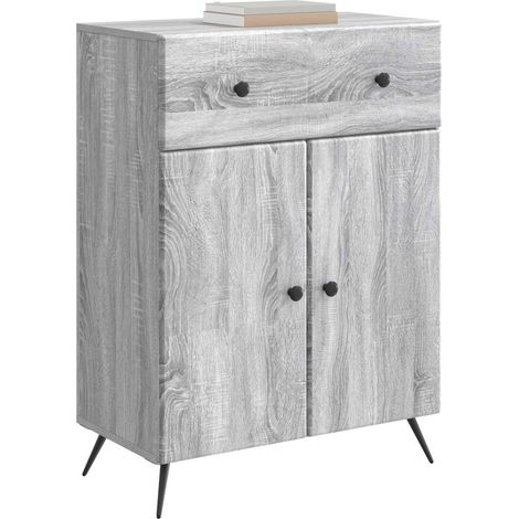 Sideboard/Anrichte/Buffet Graues Sonoma 66 x 34,5 x 90 cm Holzwerkstoff LXWW789347 (1/5)