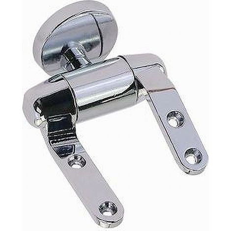 Cleafe - Cerniere Per Wc Copriwater Universali 2pz Cromate Con Chiusura Ammortizzata 59609 - (1/3)