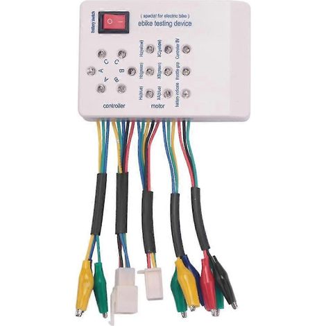 Testeur de contrôleur de moteur sans balais pour voiture électrique, vélo électrique et scooter 24 V/36 V/48 V/60 V/72 V (1/5)