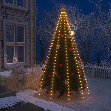Guirlande lumineuse filet d'Sapin de Noël,Arbre de Noël 300 LED 300 cm -WYW26225 (1/5)