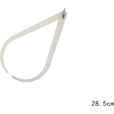 Pair Pied à coulisse Mesure Outil de poterie Jambe coudée Acier inoxydable Pied à coulisse Sculpture Céramique Outil de mesure de poterie28.5cm (1/5)