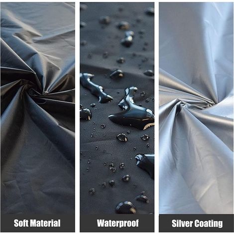 Cubierta protectora para piscina o spa, cubierta redonda para spa solar exterior, cubierta redonda para spa, lona protectora a prueba de polvo, impermeable y resistente a los rayos UV (210 x 90 cm) (1/4)