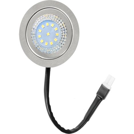 Runde 12V-LED-Dunstabzugshaube – integrierte weiße Beleuchtung, Küchenlüftungszubehör, dekorative und funktionale Haube