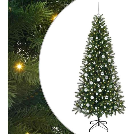 Albero di Natale artificiale con 300 LED Verde 210 cm PE e PVC vidaXL (1/5)