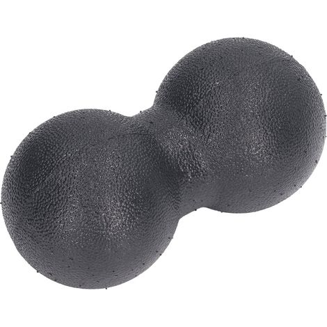 Erdnussförmiger Massageball lindert Müdigkeit und Schmerzen an den Fußsohlen, schwarz (1/5)